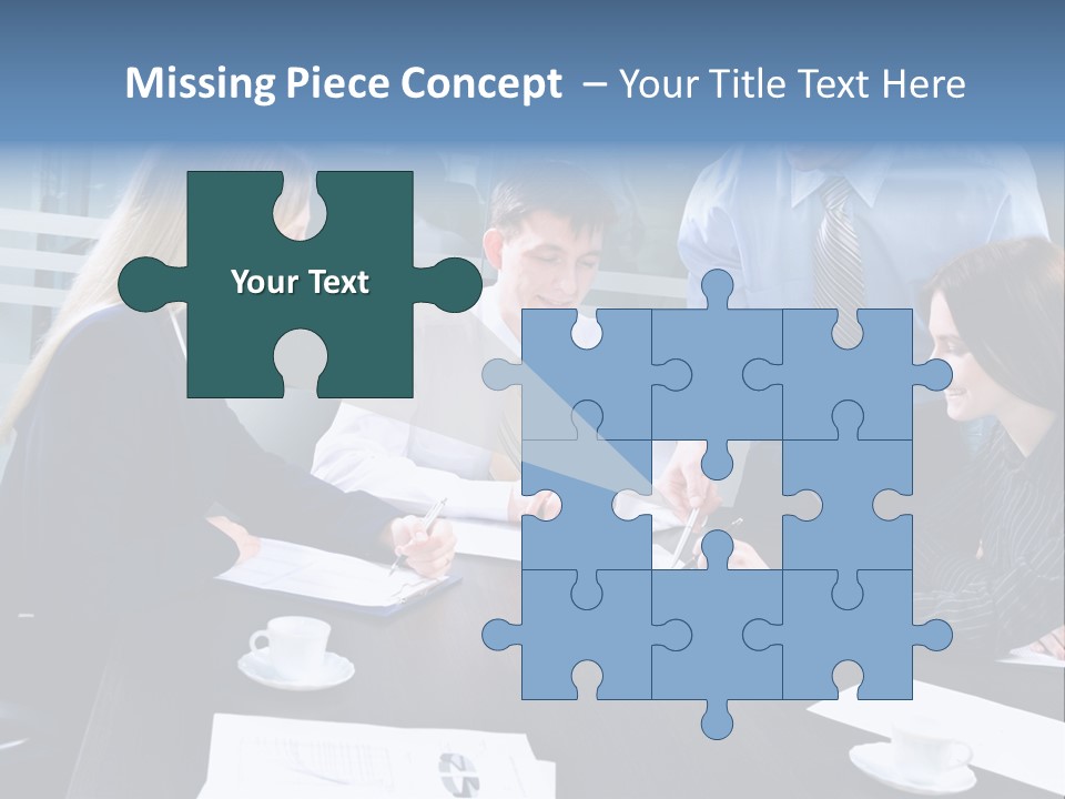 Young Corporate Staff PowerPoint Template