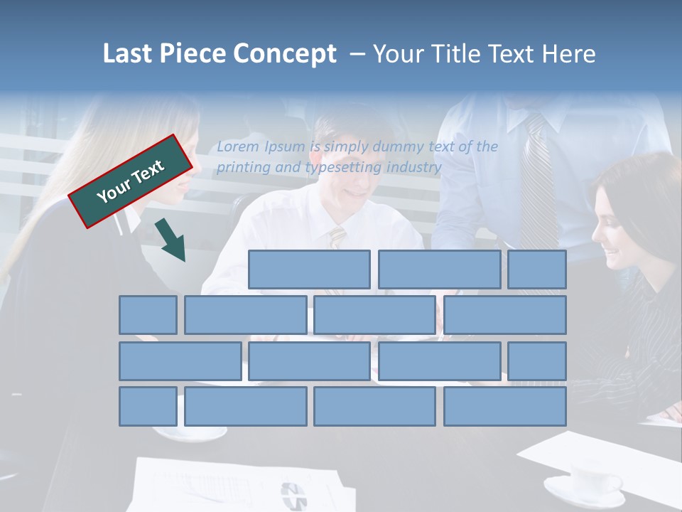 Young Corporate Staff PowerPoint Template