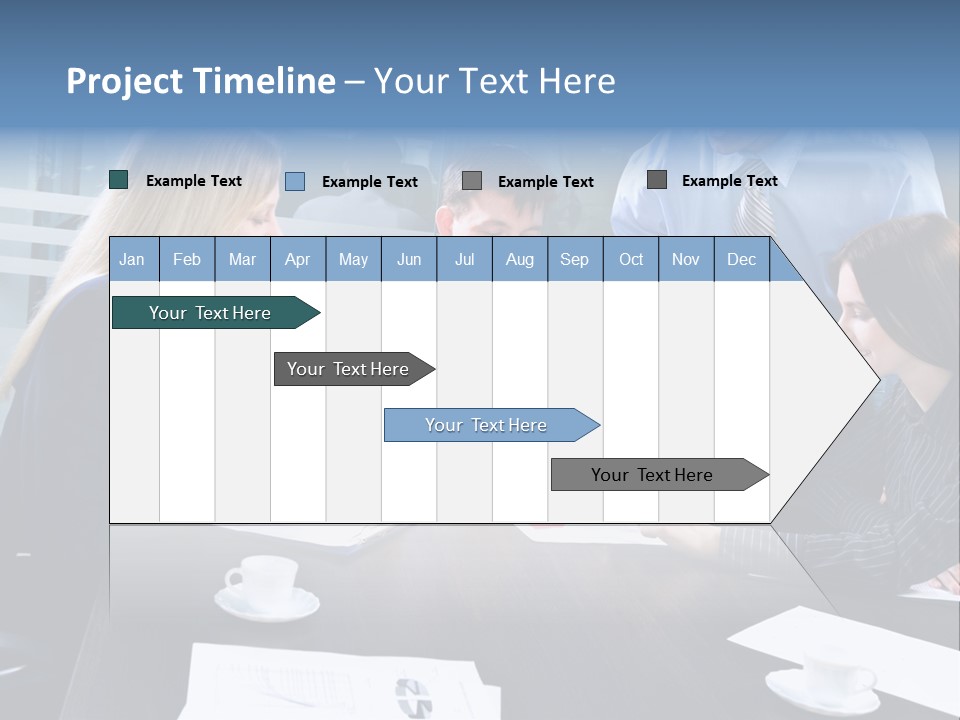 Young Corporate Staff PowerPoint Template