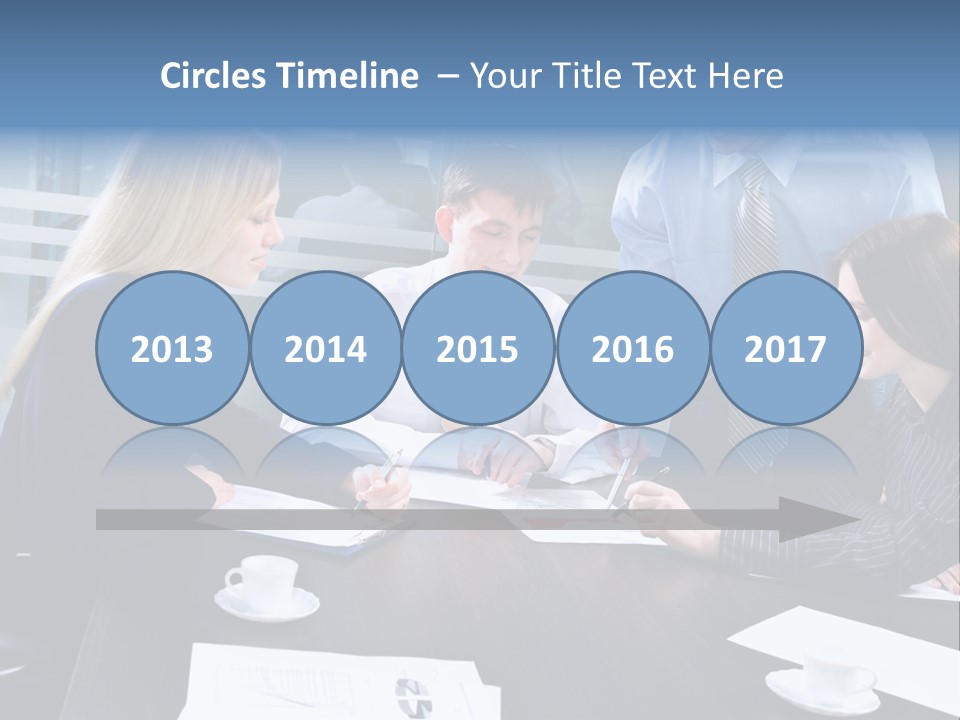 Young Corporate Staff PowerPoint Template