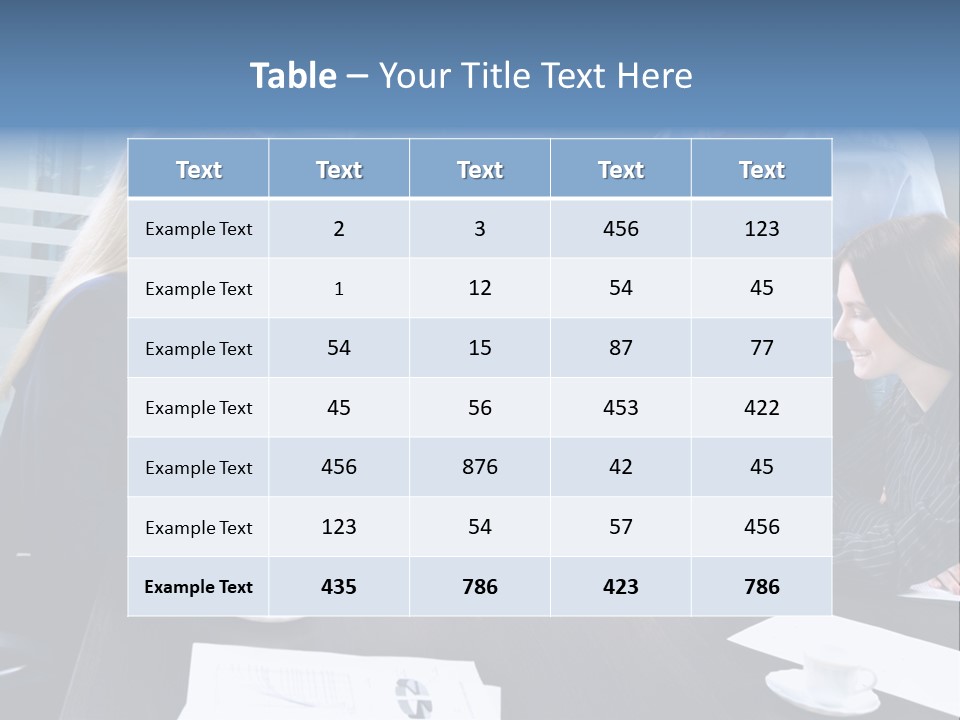 Young Corporate Staff PowerPoint Template