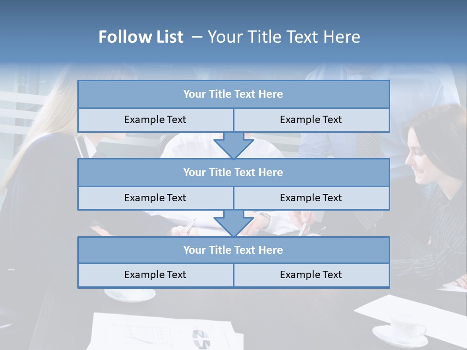 Young Corporate Staff PowerPoint Template
