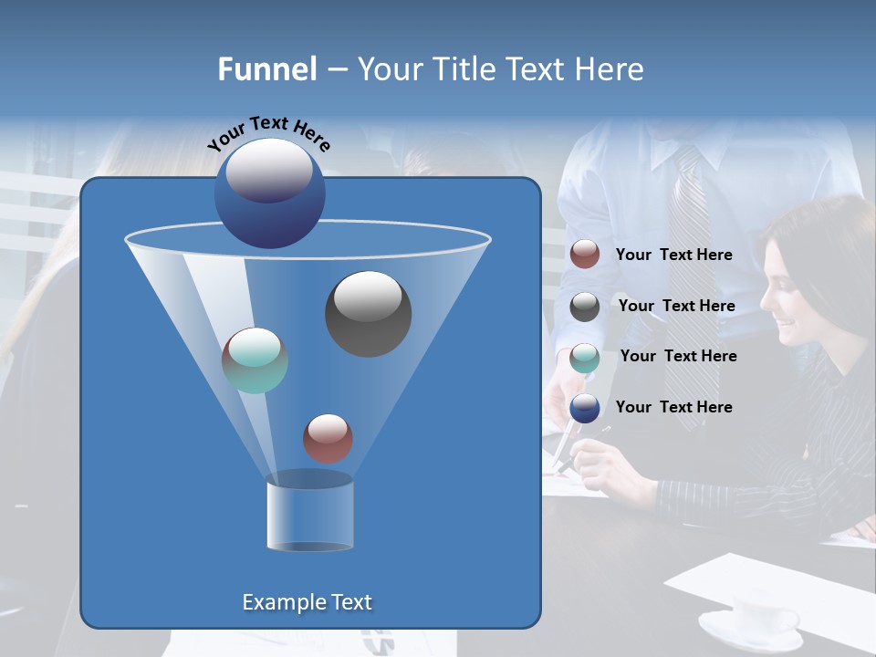 Young Corporate Staff PowerPoint Template