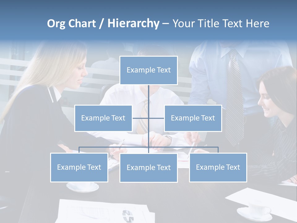 Young Corporate Staff PowerPoint Template