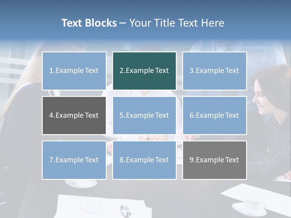 Young Corporate Staff PowerPoint Template