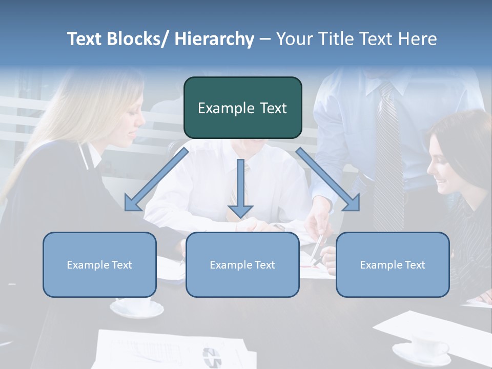 Young Corporate Staff PowerPoint Template