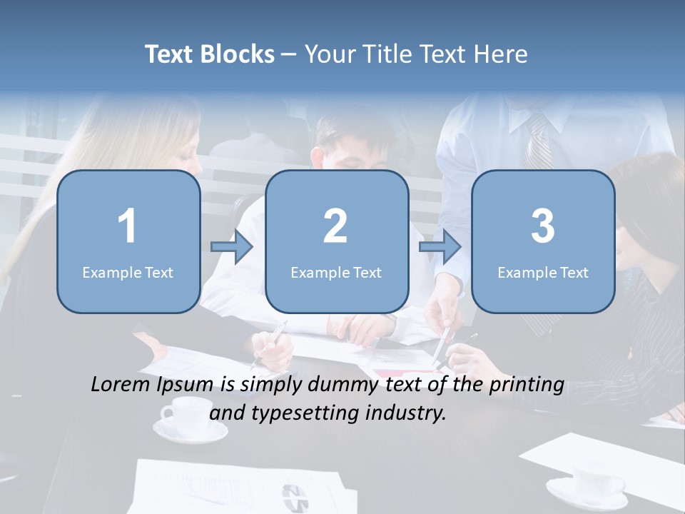 Young Corporate Staff PowerPoint Template