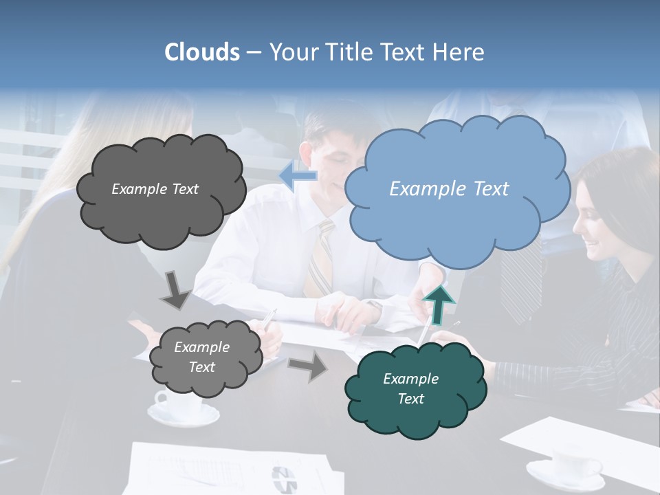 Young Corporate Staff PowerPoint Template