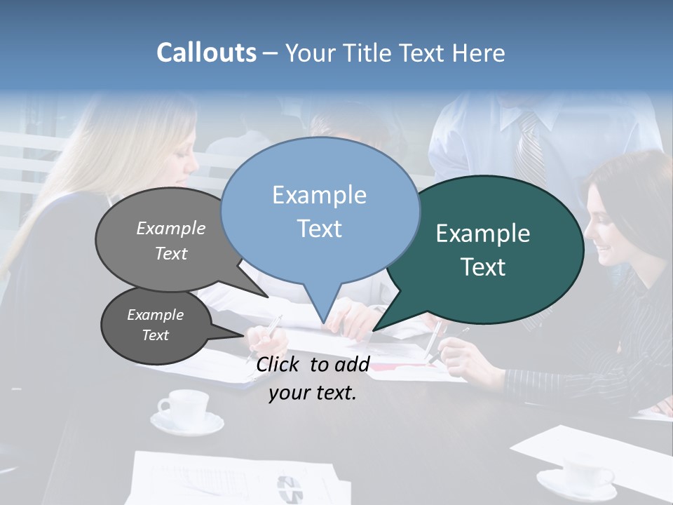 Young Corporate Staff PowerPoint Template