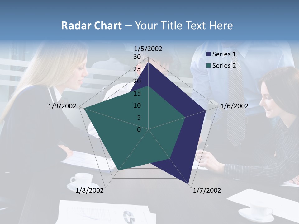 Young Corporate Staff PowerPoint Template