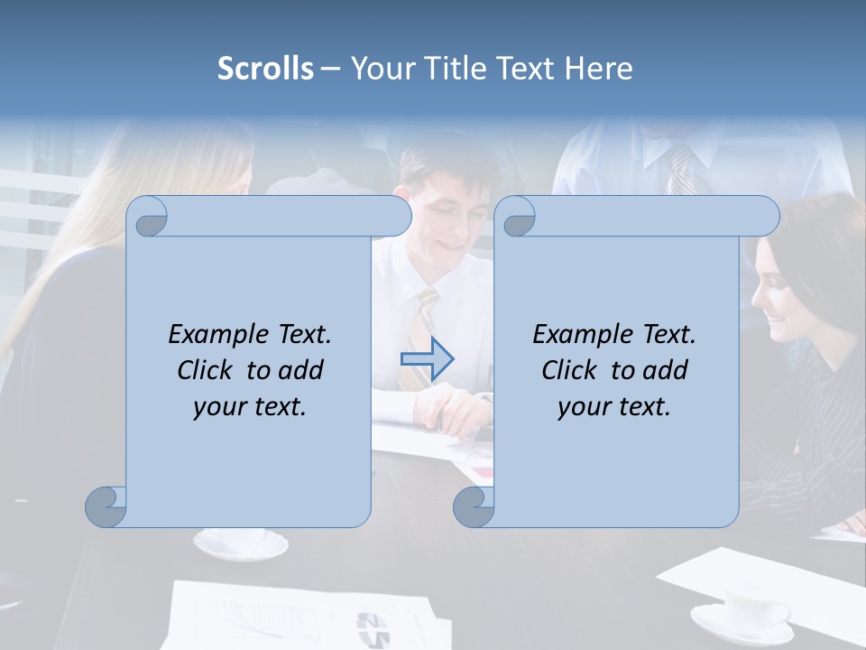 Young Corporate Staff PowerPoint Template