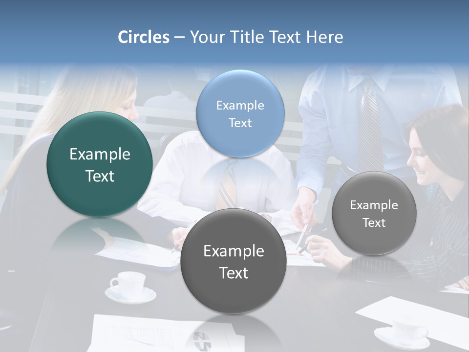 Young Corporate Staff PowerPoint Template