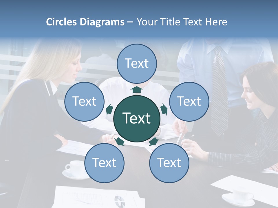 Young Corporate Staff PowerPoint Template