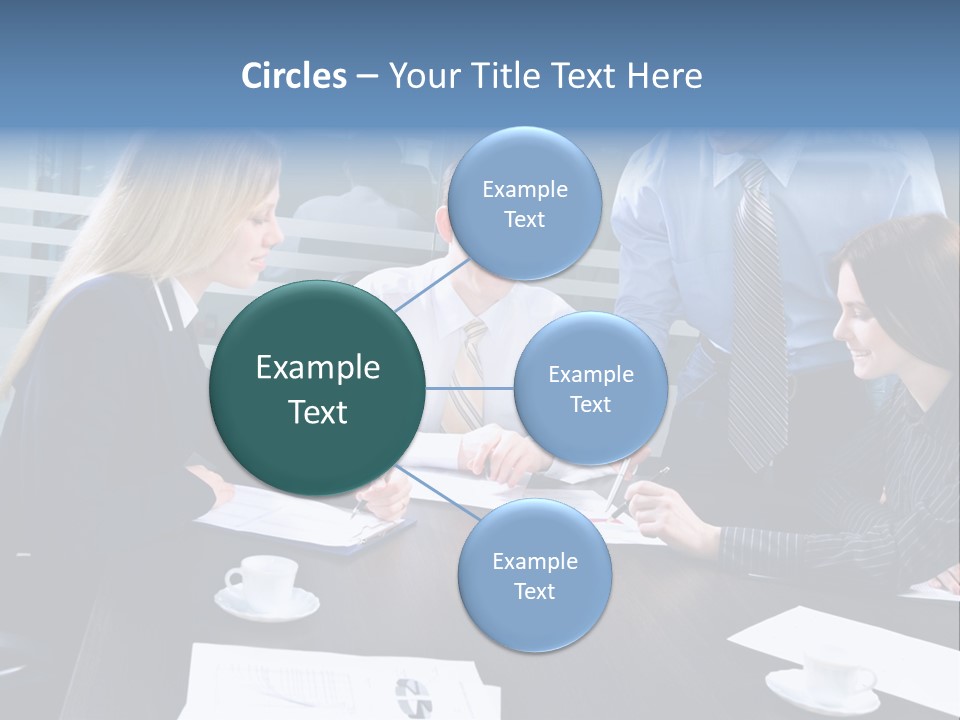 Young Corporate Staff PowerPoint Template