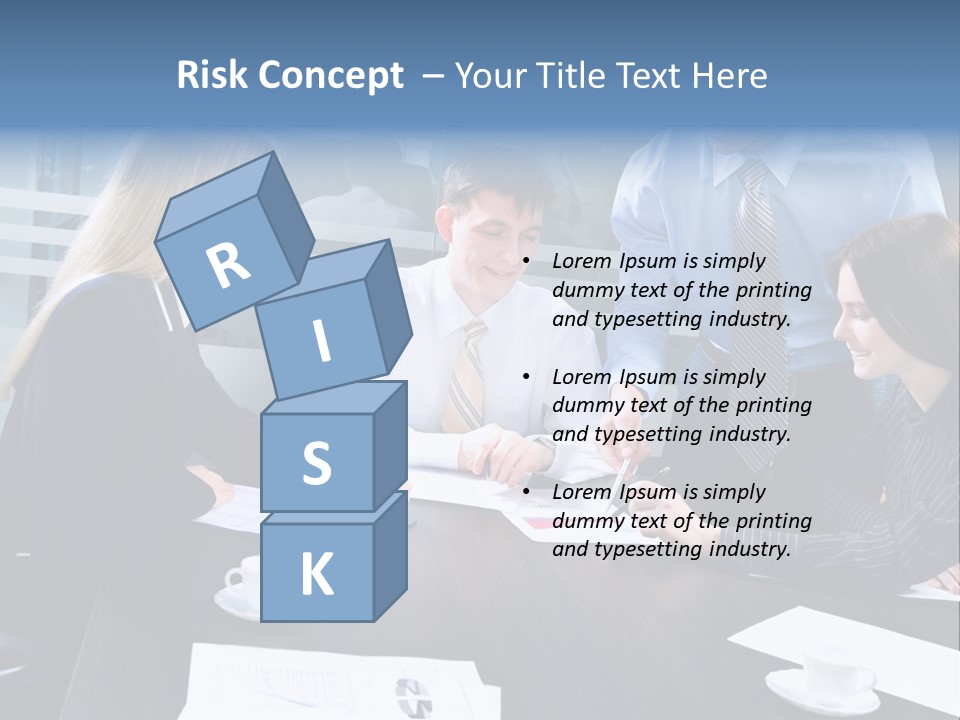 Young Corporate Staff PowerPoint Template