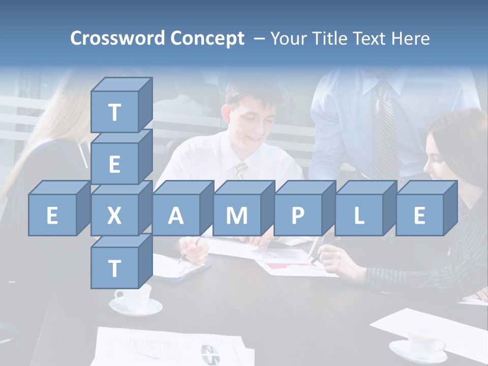 Young Corporate Staff PowerPoint Template