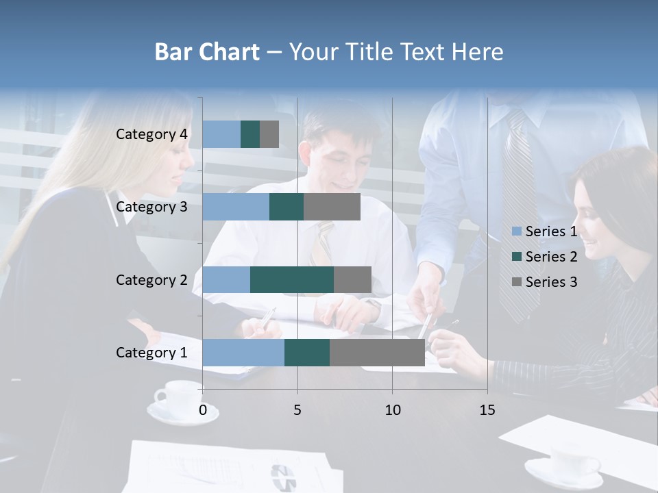 Young Corporate Staff PowerPoint Template