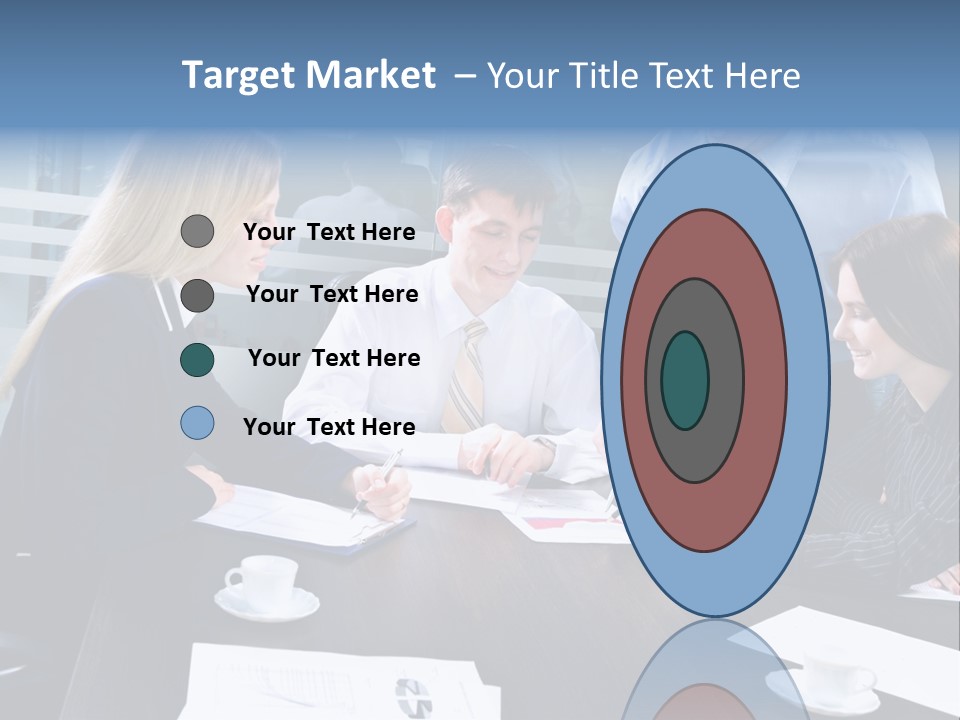 Young Corporate Staff PowerPoint Template