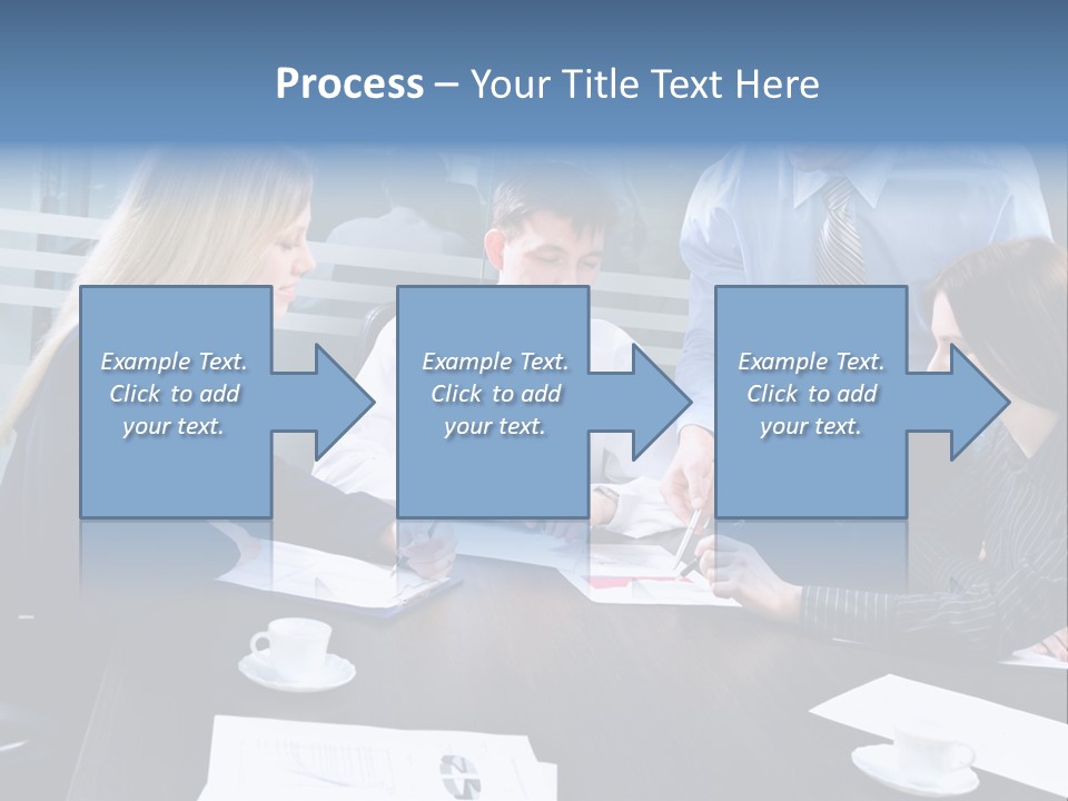 Young Corporate Staff PowerPoint Template