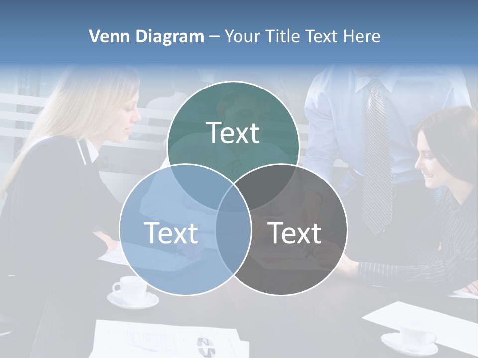 Young Corporate Staff PowerPoint Template