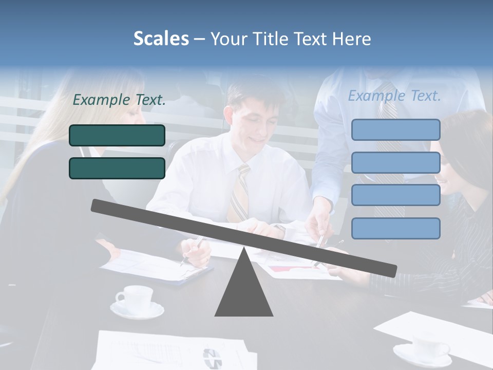 Young Corporate Staff PowerPoint Template