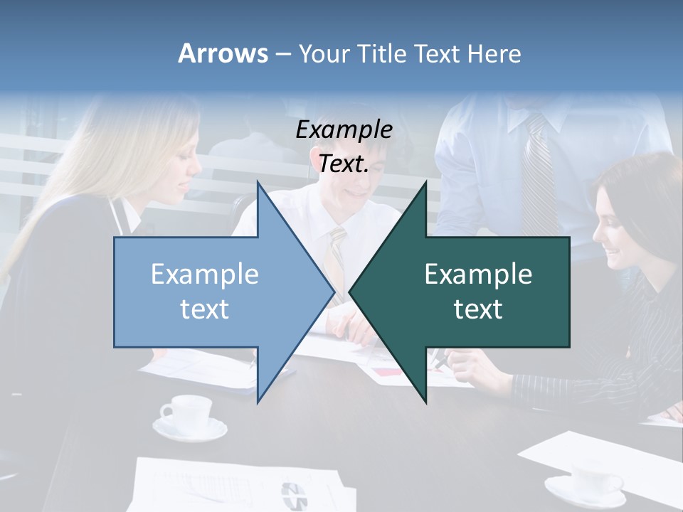 Young Corporate Staff PowerPoint Template