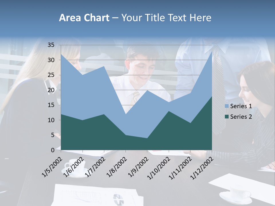 Young Corporate Staff PowerPoint Template