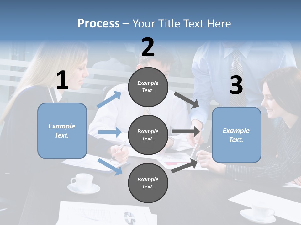 Young Corporate Staff PowerPoint Template