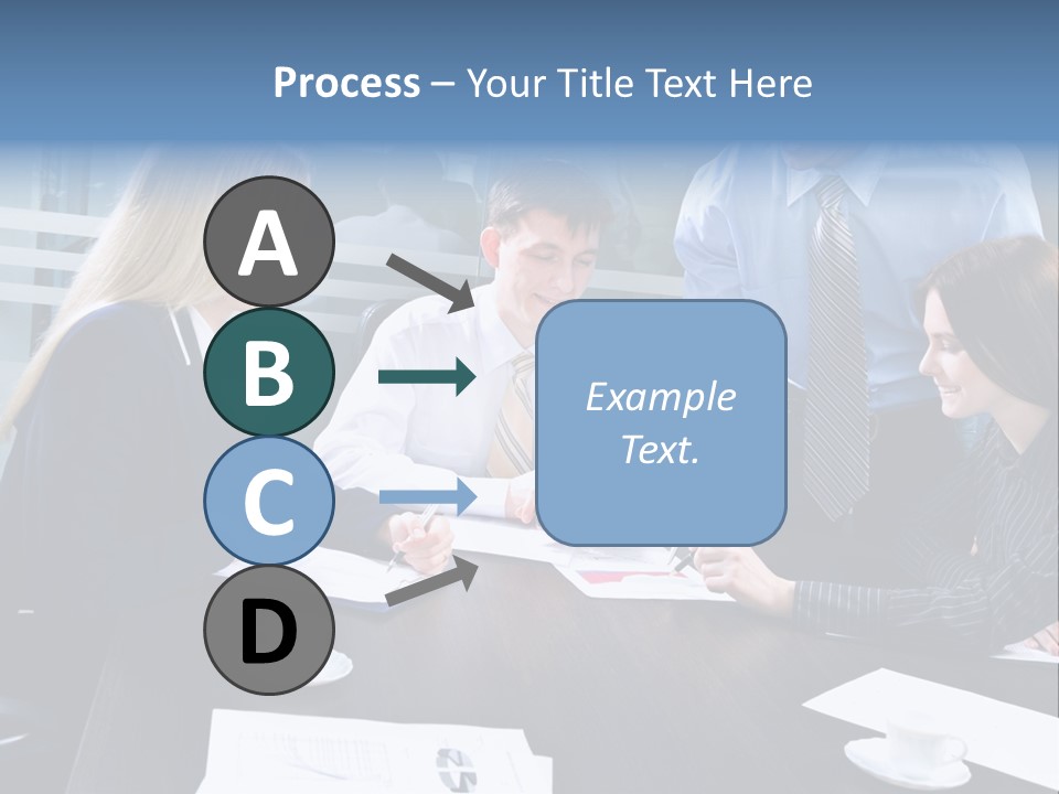 Young Corporate Staff PowerPoint Template