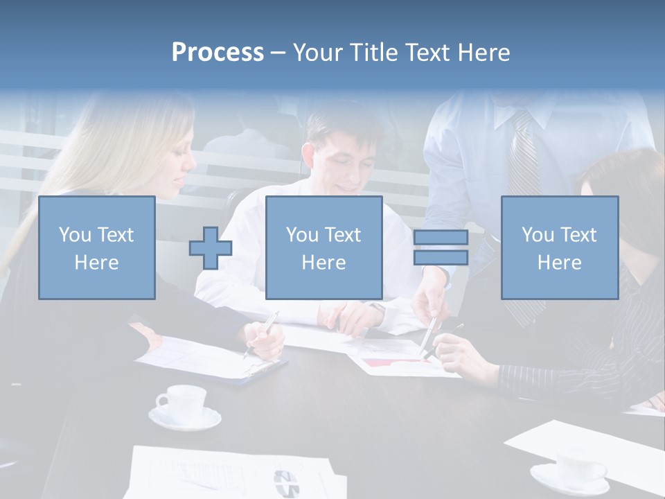 Young Corporate Staff PowerPoint Template