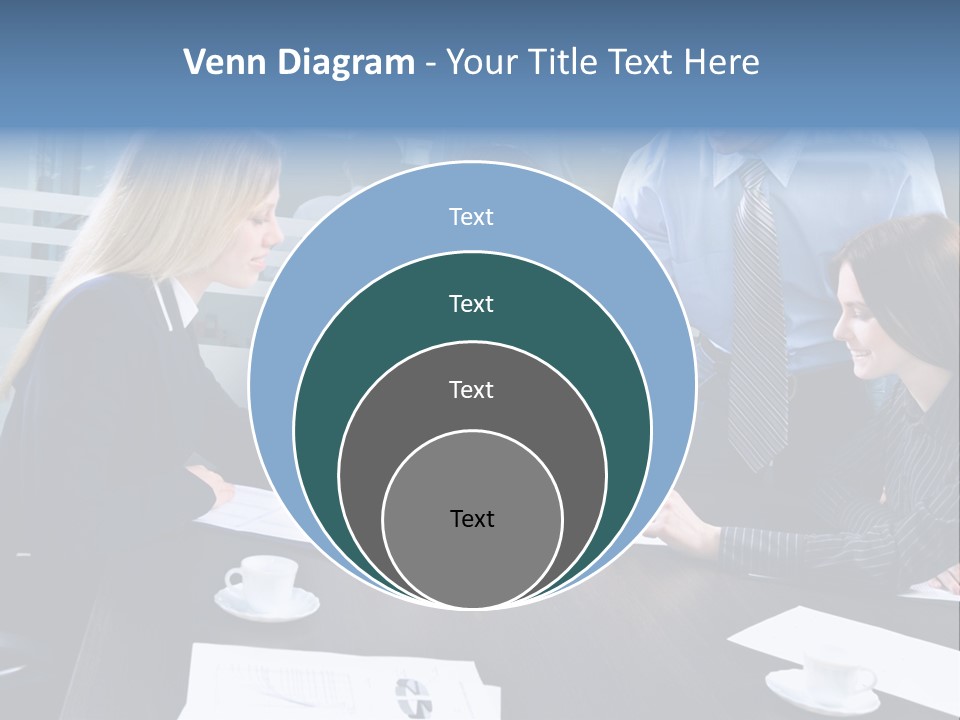 Young Corporate Staff PowerPoint Template