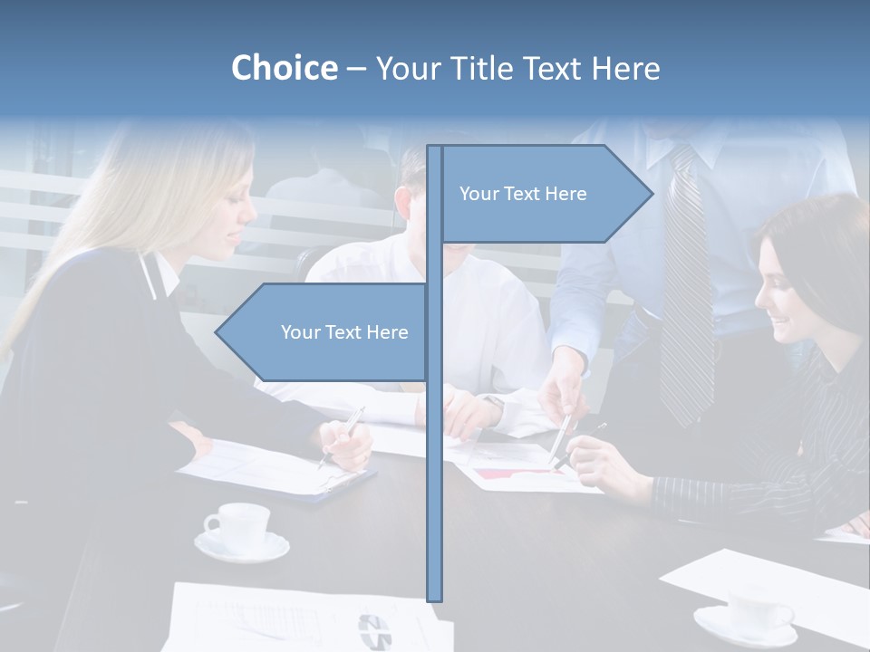 Young Corporate Staff PowerPoint Template