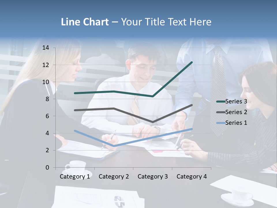 Young Corporate Staff PowerPoint Template