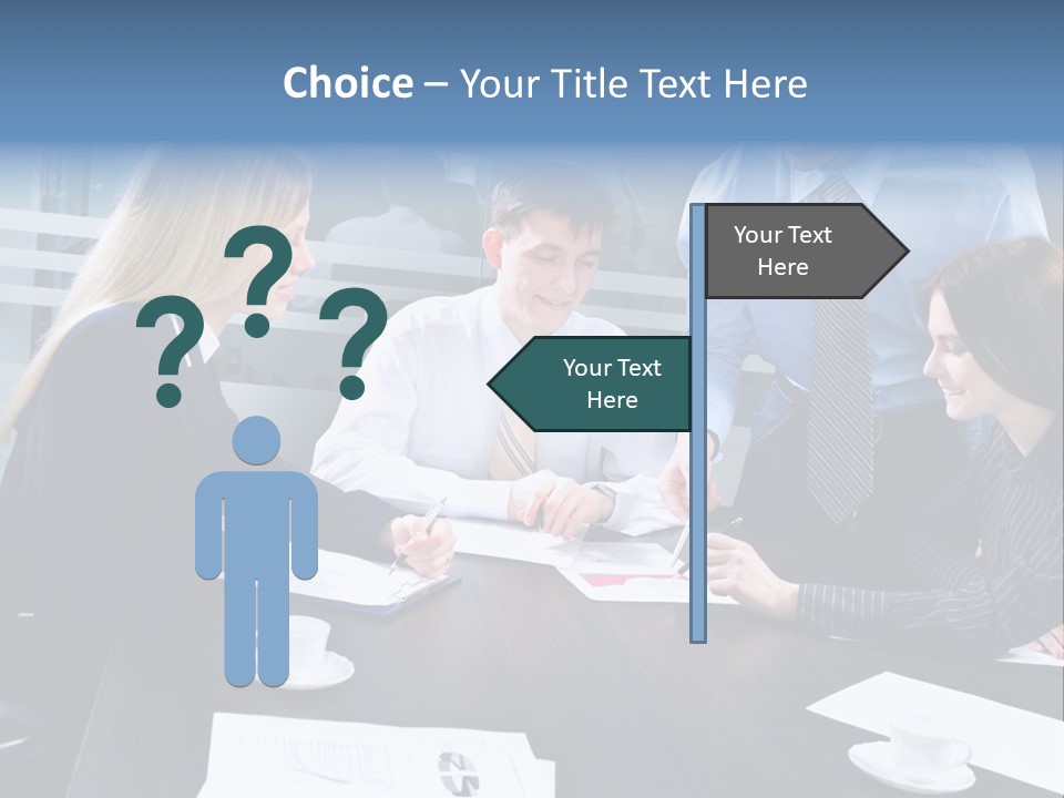 Young Corporate Staff PowerPoint Template