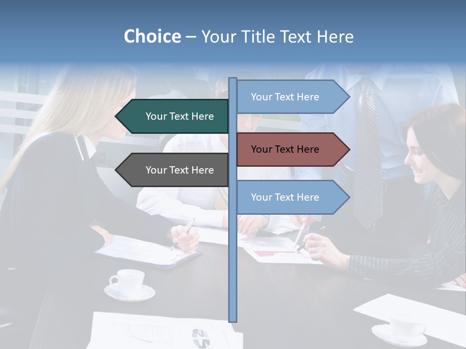Young Corporate Staff PowerPoint Template