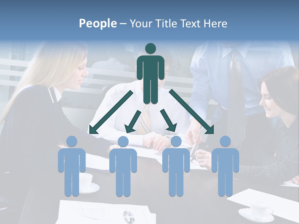 Young Corporate Staff PowerPoint Template