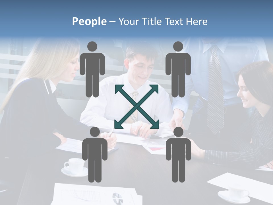 Young Corporate Staff PowerPoint Template