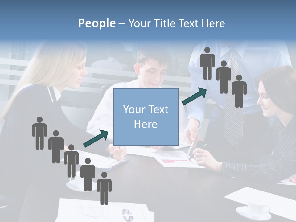 Young Corporate Staff PowerPoint Template