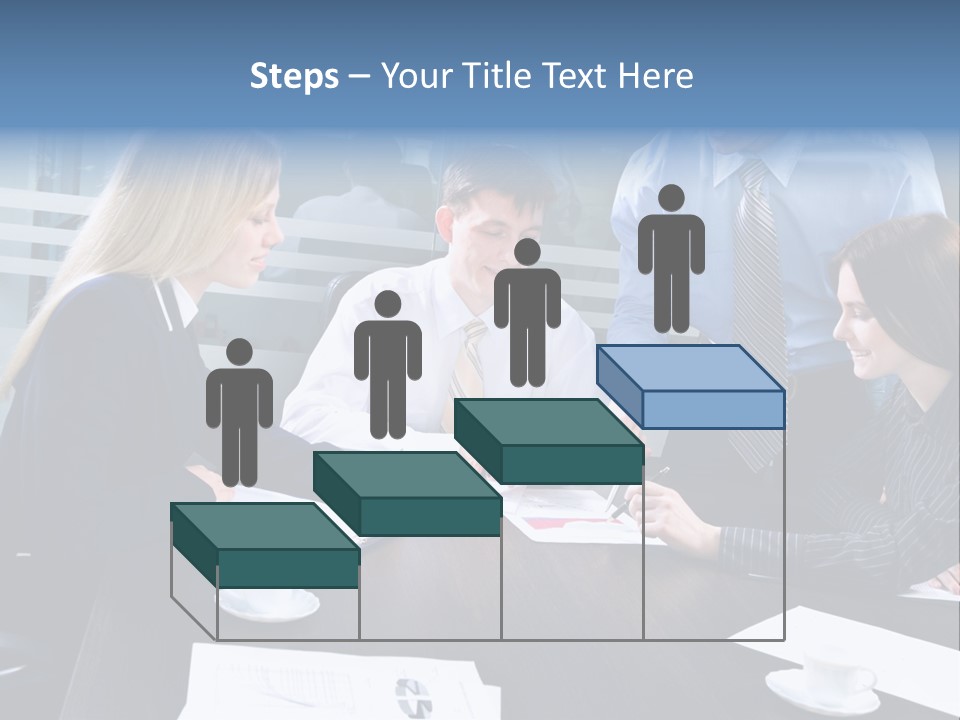 Young Corporate Staff PowerPoint Template