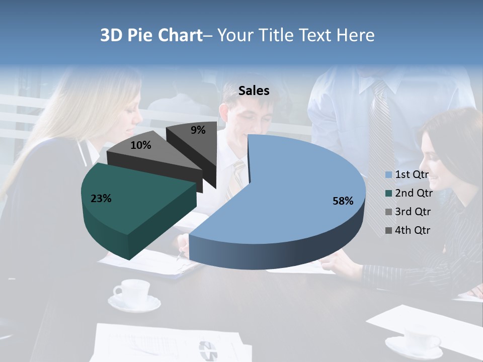 Young Corporate Staff PowerPoint Template