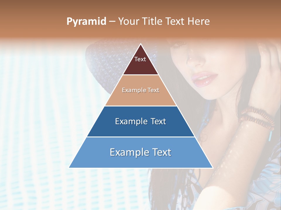 Girl Relaxation Colorful PowerPoint Template