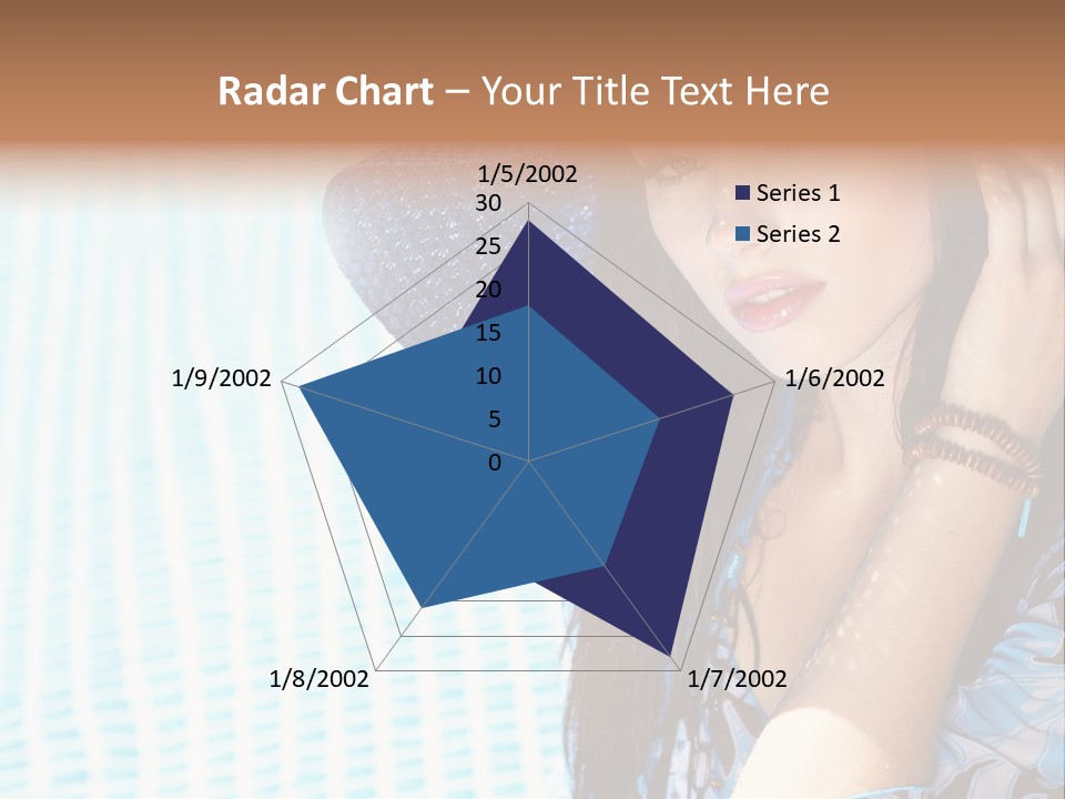 Girl Relaxation Colorful PowerPoint Template