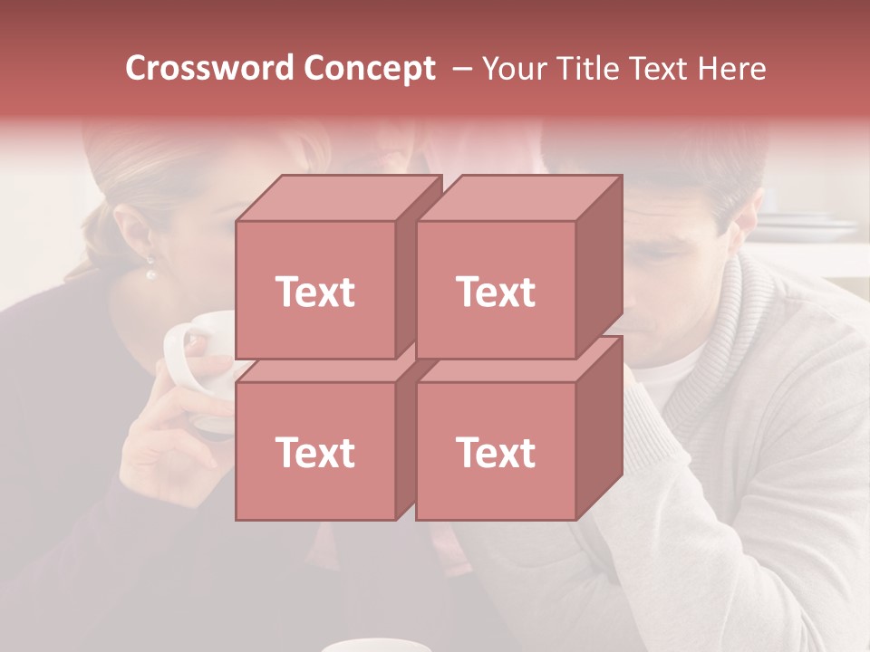 Fighting Thirties Caucasian PowerPoint Template