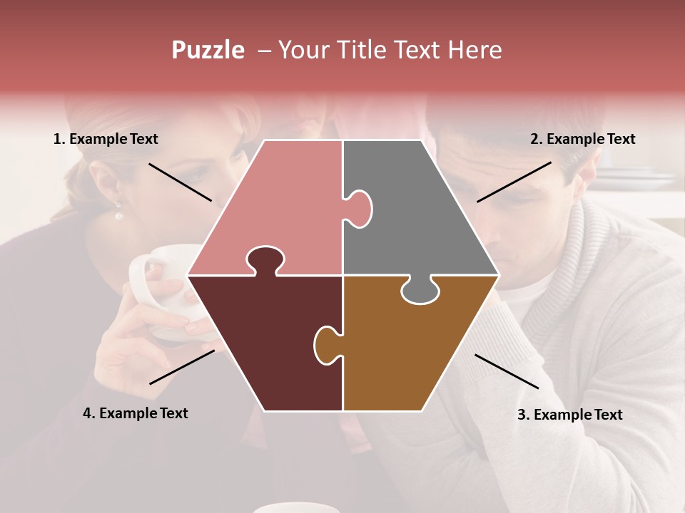 Fighting Thirties Caucasian PowerPoint Template