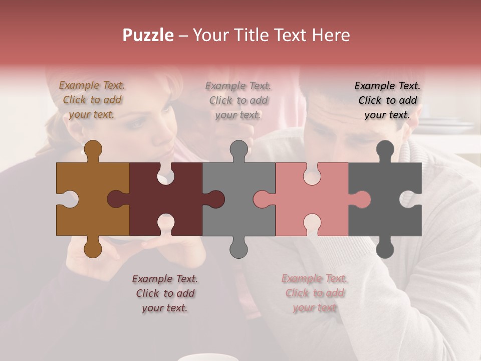 Fighting Thirties Caucasian PowerPoint Template