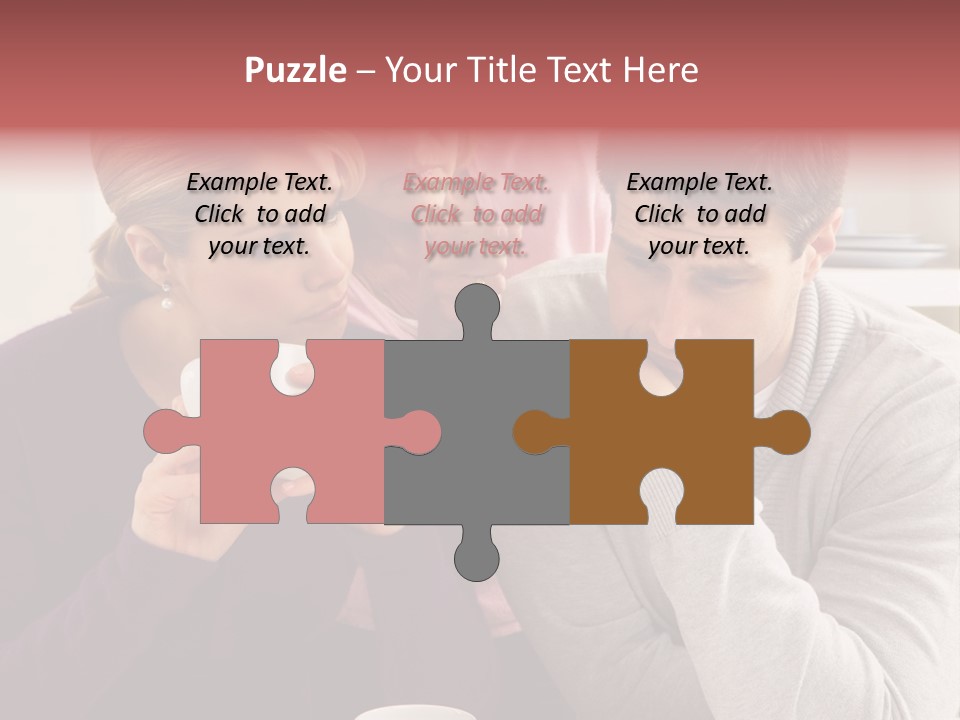 Fighting Thirties Caucasian PowerPoint Template