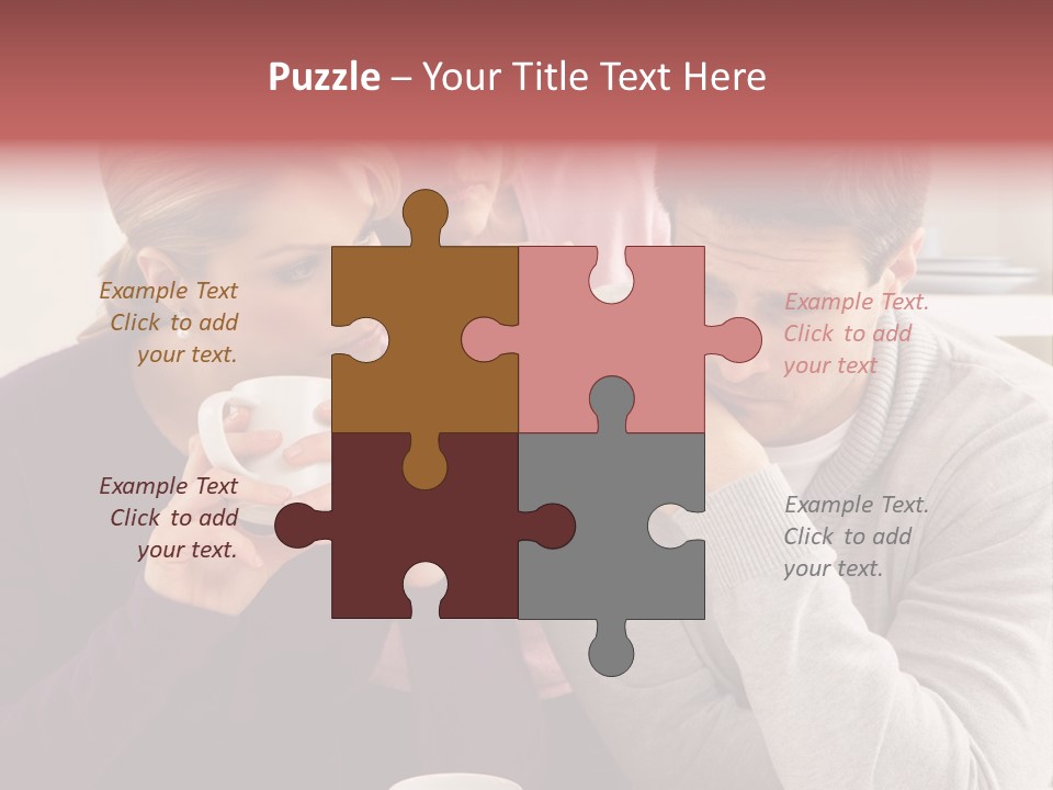 Fighting Thirties Caucasian PowerPoint Template