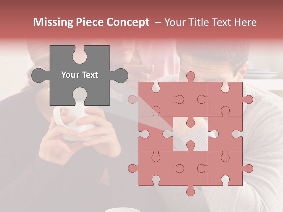 Fighting Thirties Caucasian PowerPoint Template