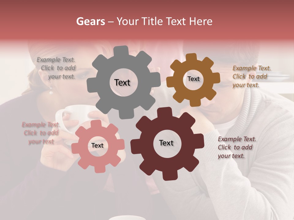 Fighting Thirties Caucasian PowerPoint Template