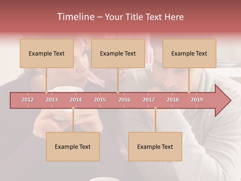 Fighting Thirties Caucasian PowerPoint Template